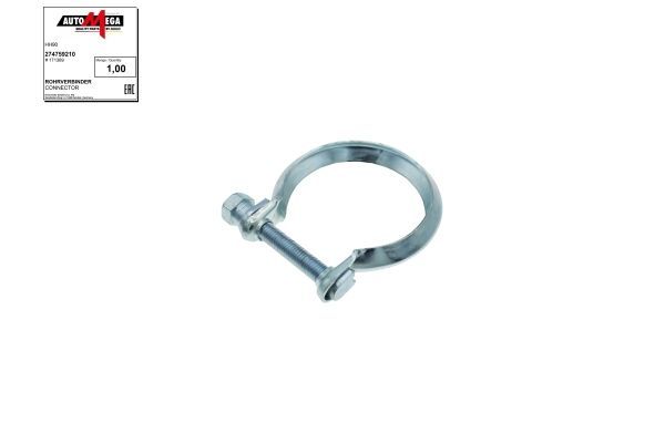 Vamzdžių sujungimas, išmetimo sistema AUTOMEGA 274759210