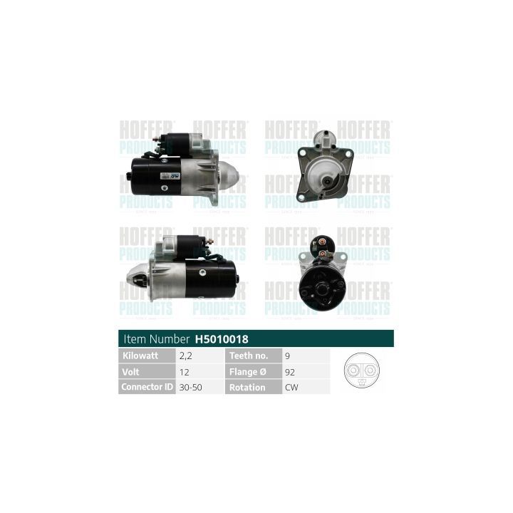 Starteris HOFFER H5010018