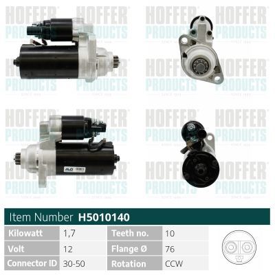 Starteris HOFFER H5010140