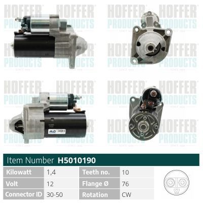 Starteris HOFFER H5010190
