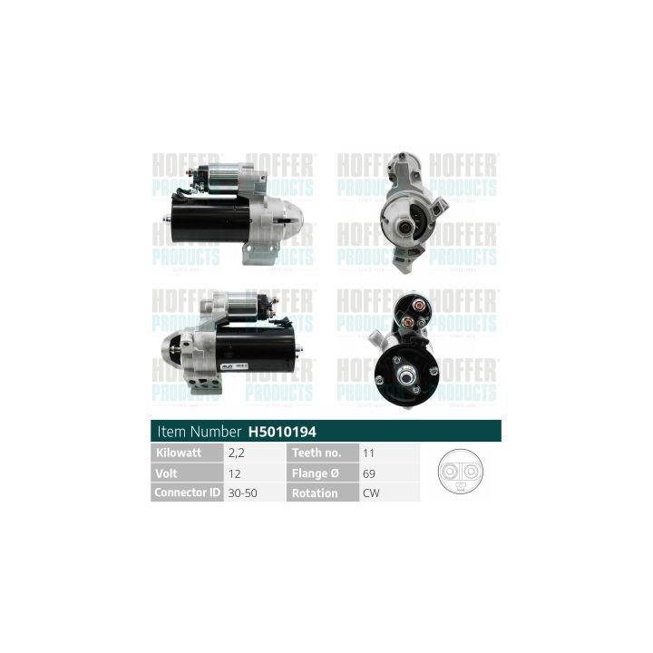 Starteris HOFFER H5010194
