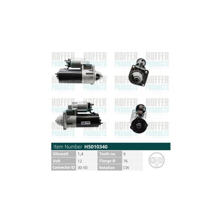 Starteris HOFFER H5010340