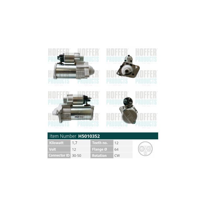 Starteris HOFFER H5010352
