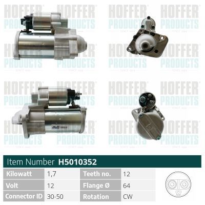 Starteris HOFFER H5010352