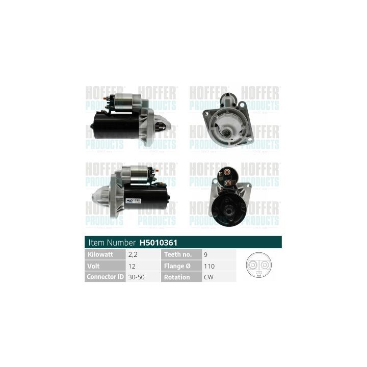 Starteris HOFFER H5010361