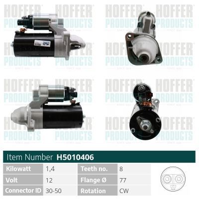 Starteris HOFFER H5010406