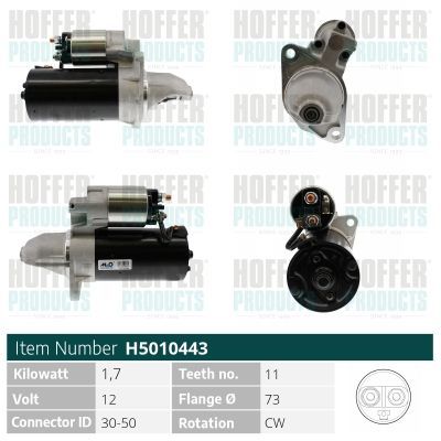 Starteris HOFFER H5010443
