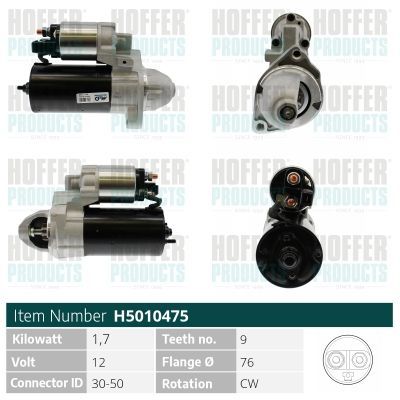 Starteris HOFFER H5010475