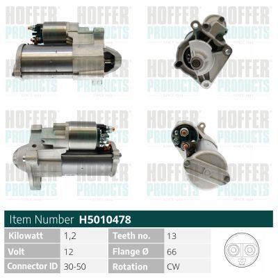 Starteris HOFFER H5010478