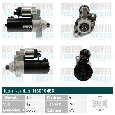 Starteris HOFFER H5010486