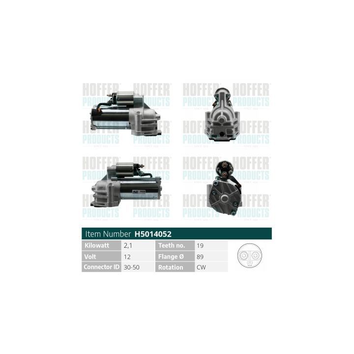 Starteris HOFFER H5014052