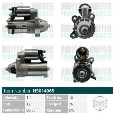 Starteris HOFFER H5014065