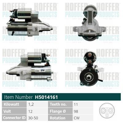 Starteris HOFFER H5014161