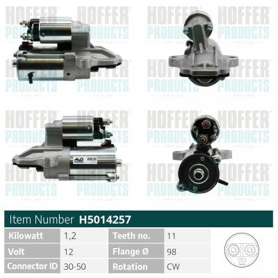Starteris HOFFER H5014257