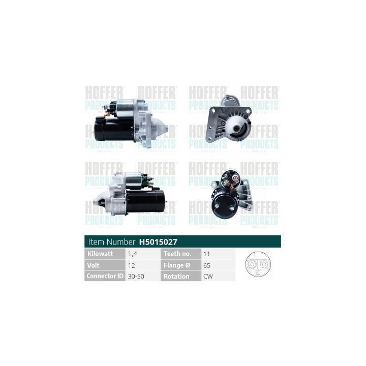 Starteris HOFFER H5015027