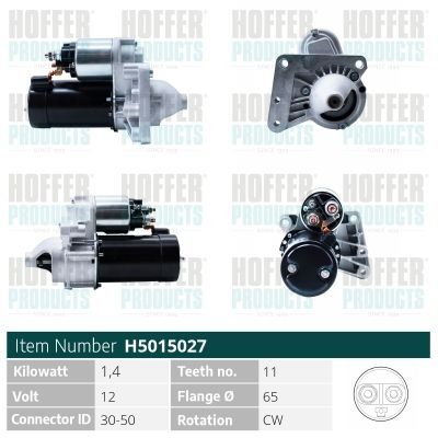 Starteris HOFFER H5015027