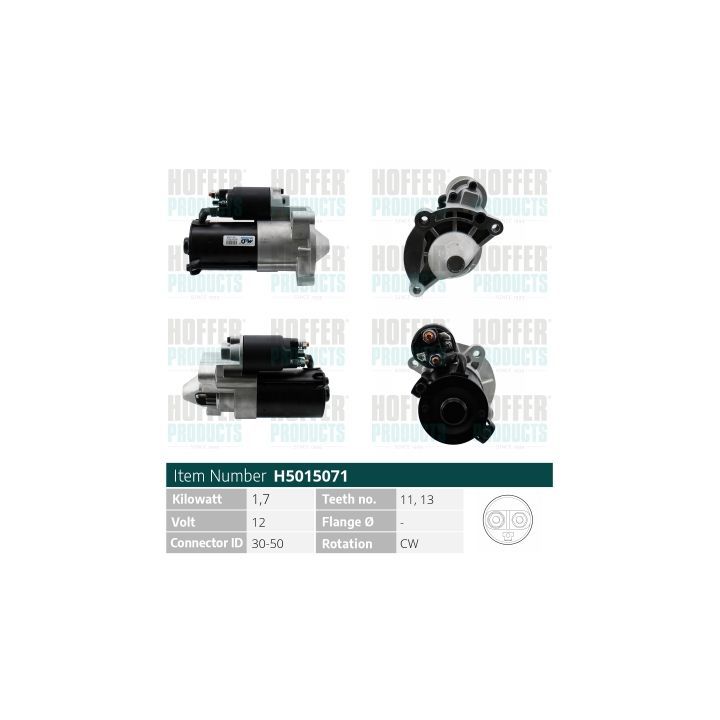 Starteris HOFFER H5015071
