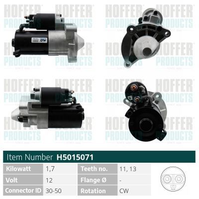 Starteris HOFFER H5015071