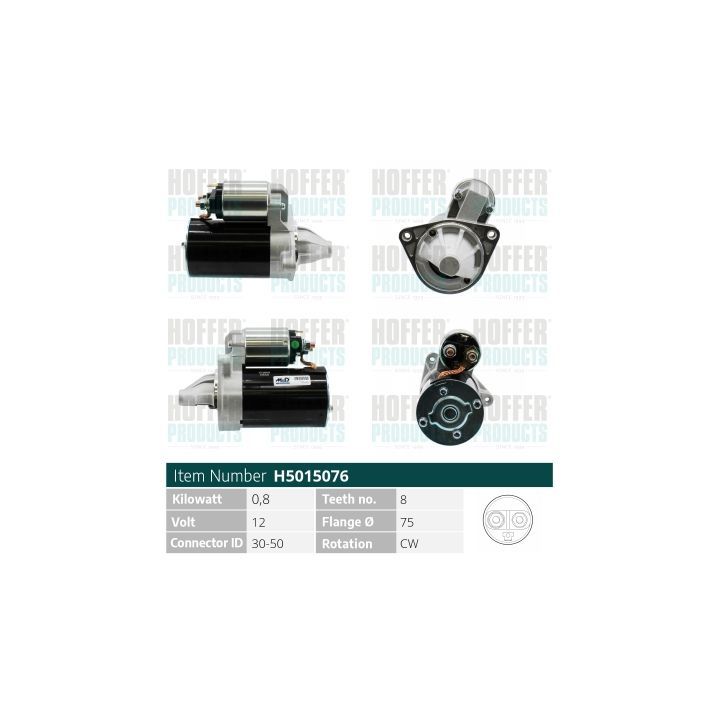 Starteris HOFFER H5015076