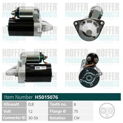 Starteris HOFFER H5015076