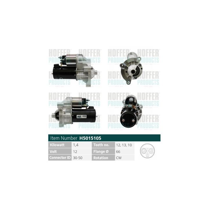 Starteris HOFFER H5015105