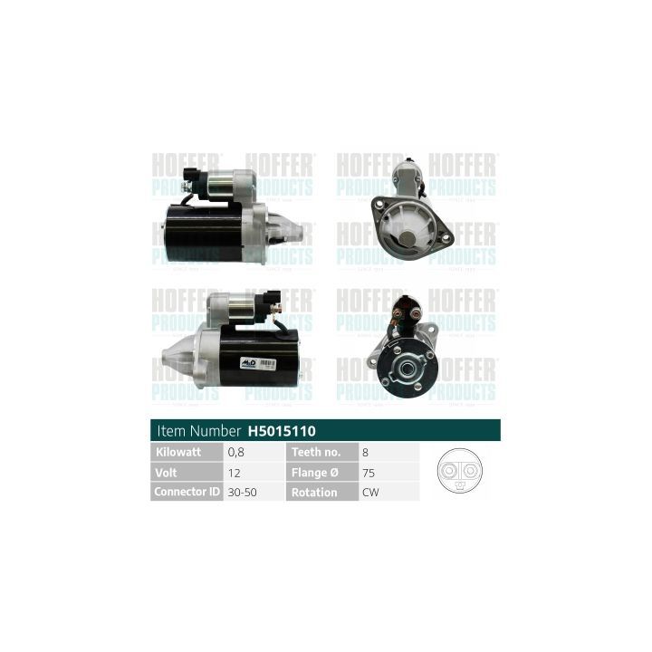 Starteris HOFFER H5015110