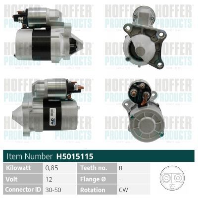Starteris HOFFER H5015115