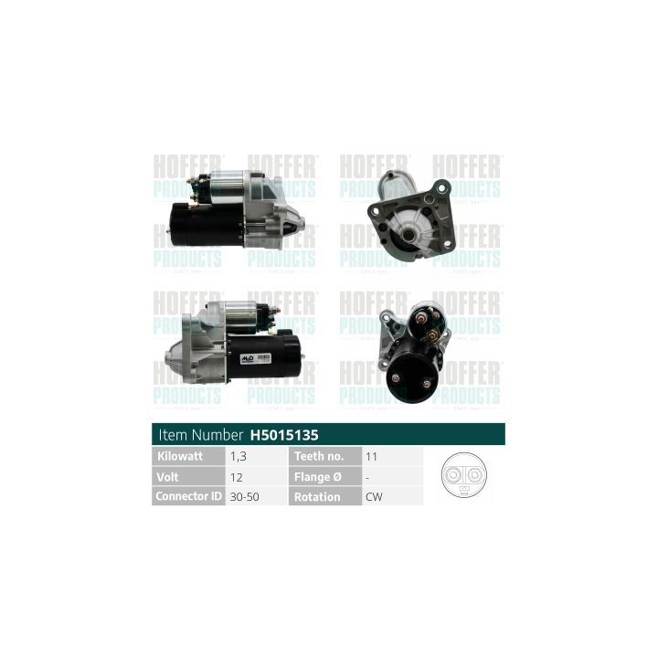 Starteris HOFFER H5015135