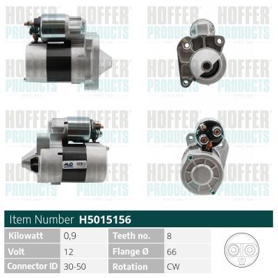 Starteris HOFFER H5015156