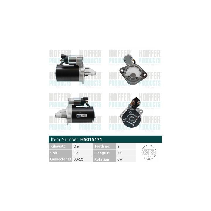Starteris HOFFER H5015171