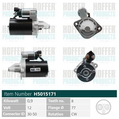 Starteris HOFFER H5015171