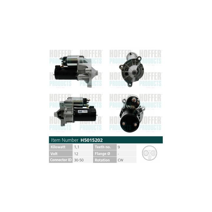 Starteris HOFFER H5015202