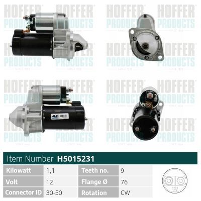 Starteris HOFFER H5015231