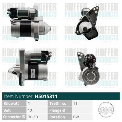 Starteris HOFFER H5015311