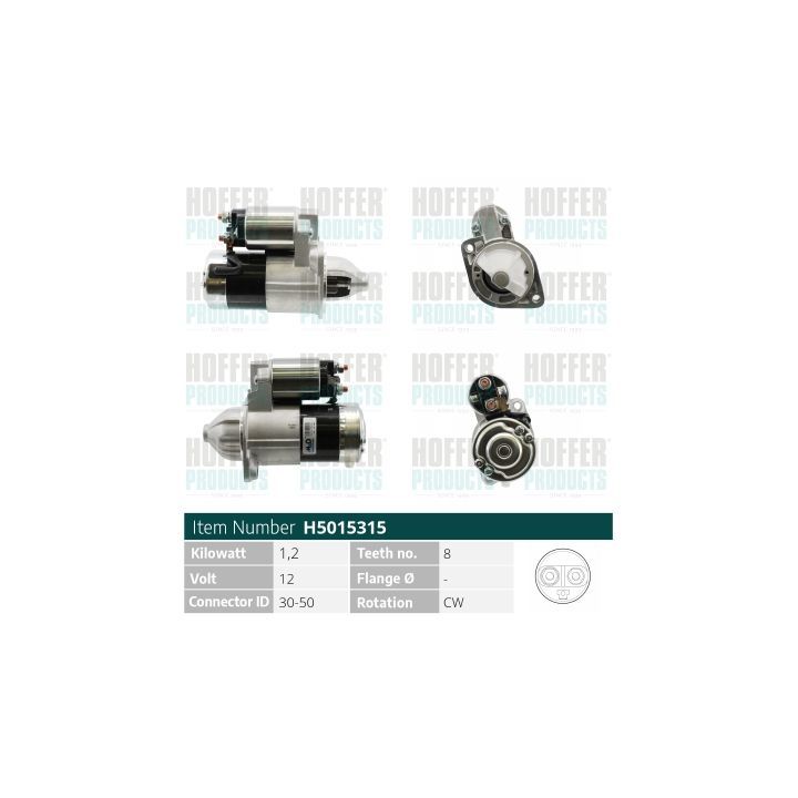 Starteris HOFFER H5015315