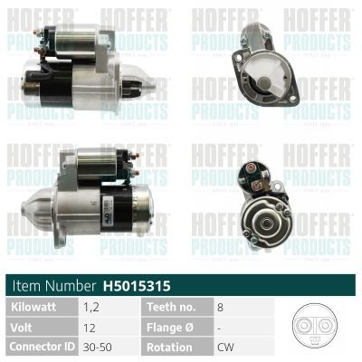 Starteris HOFFER H5015315