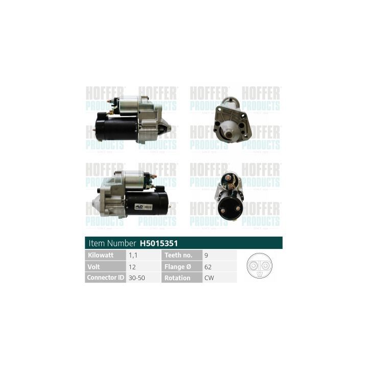 Starteris HOFFER H5015351