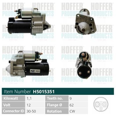 Starteris HOFFER H5015351