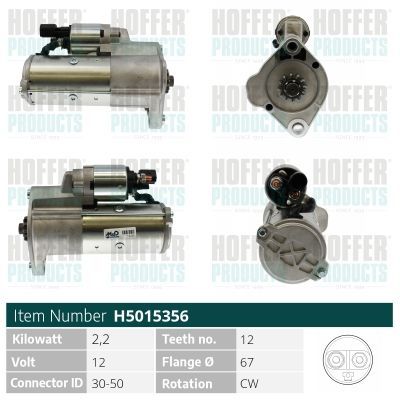 Starteris HOFFER H5015356