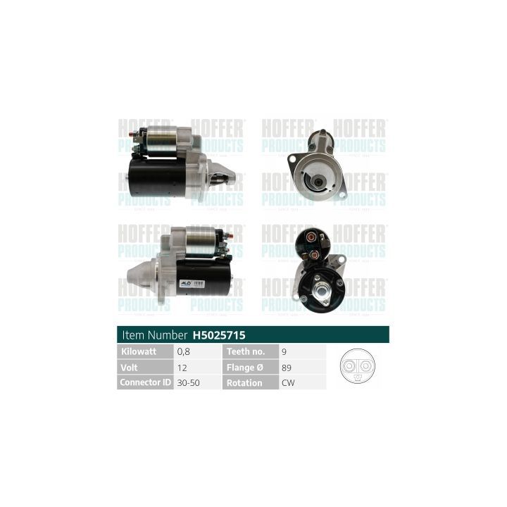 Starteris HOFFER H5025715