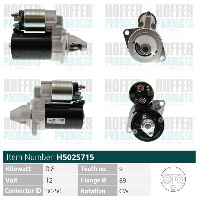 Starteris HOFFER H5025715