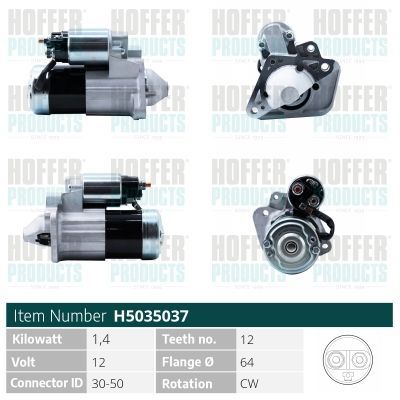 Starteris HOFFER H5035037