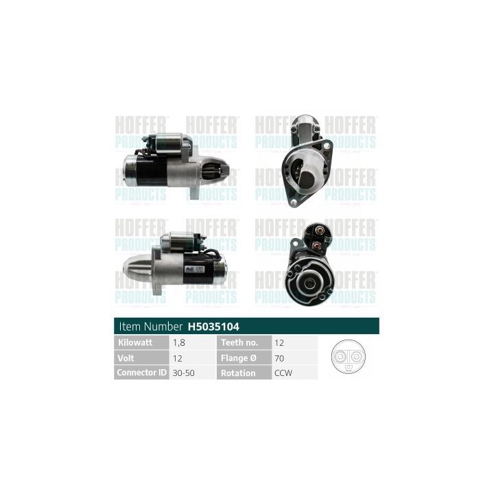 Starteris HOFFER H5035104