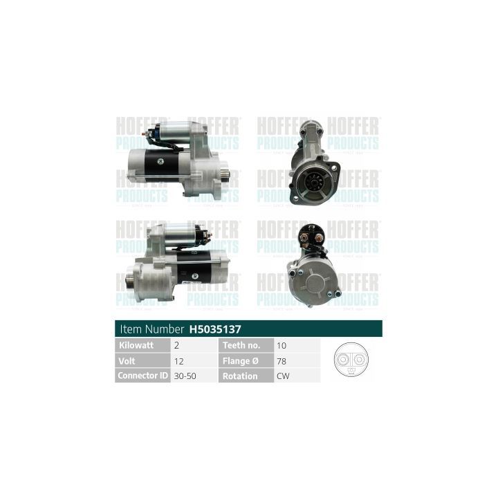 Starteris HOFFER H5035137