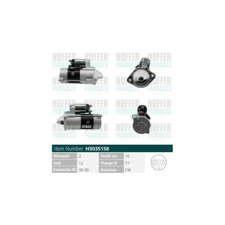 Starteris HOFFER H5035158