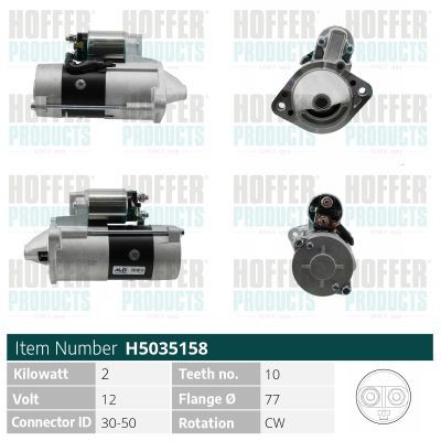 Starteris HOFFER H5035158