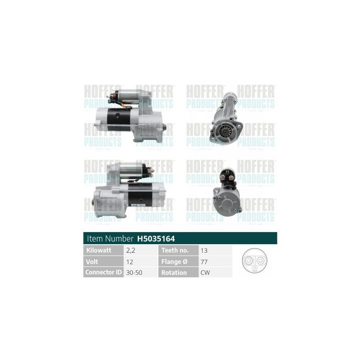 Starteris HOFFER H5035164