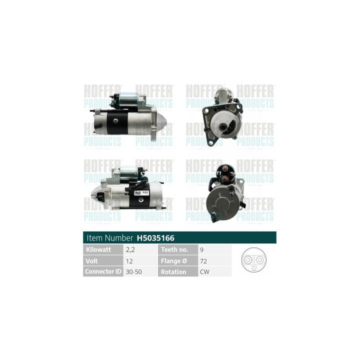 Starteris HOFFER H5035166