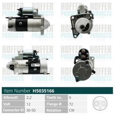 Starteris HOFFER H5035166