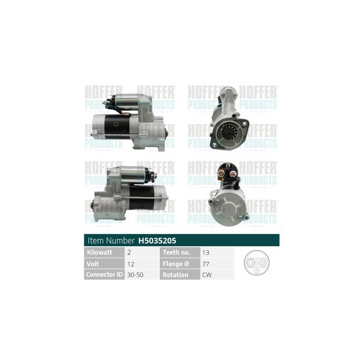 Starteris HOFFER H5035205